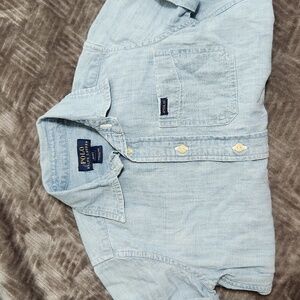 Ralph Lauren Denim Blue Polo Shirt